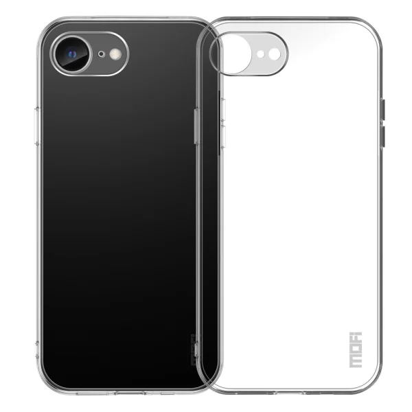 MOFI Silicone Case for iPhone 16e/17e, Transparent 1