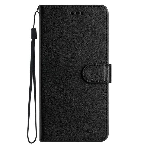 Leather Wallet book case for iPhone 16e/17e, Black 5