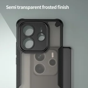 Удароустойчив калъф Frosted за Xiaomi Redmi Note 14 5G, Черен 4