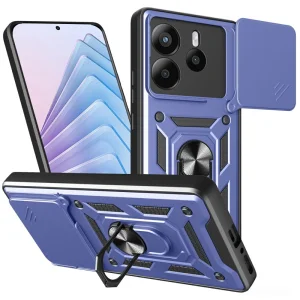 Удароустойчив калъф Slide Camera за Xiaomi Redmi Note 14 5G, Син