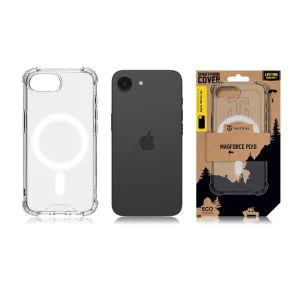 Удароустойчив калъф Tactical MagForce Plyo за iPhone 16e/17e, Прозрачен 3