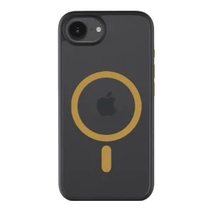 Удароустойчив калъф Tactical MagForce Hyperstealth за iPhone 16e/17e, Черен-жълт