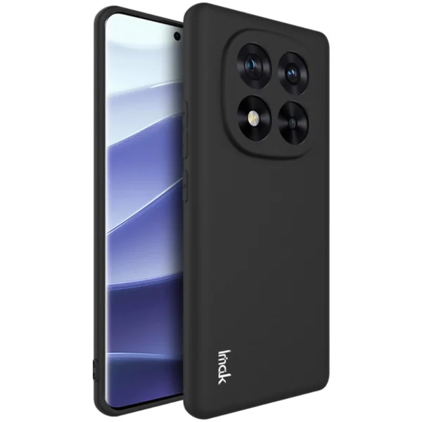 Silicone Case IMAK UC-3 for Xiaomi Redmi Note 14 Pro 5G / Poco X7 5G, Matt, Black 1