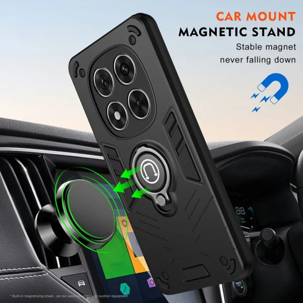 Удароустойчив Калъф Camshield Kickstand за Xiaomi Redmi Note 14 Pro 5G / Poco X7 5G, Черен 4