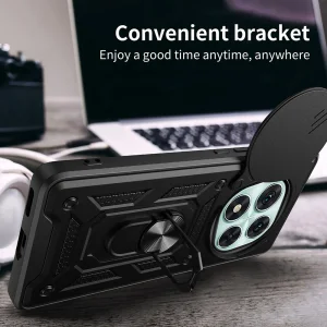 Shockproof Slide Camera case for Xiaomi Redmi Note 14 Pro 5G / Poco X7 5G, Black 5