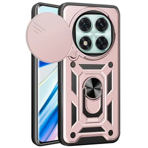 Удароустойчив калъф Slide Camera за Xiaomi Redmi Note 14 Pro 5G / Poco X7 5G, Розов