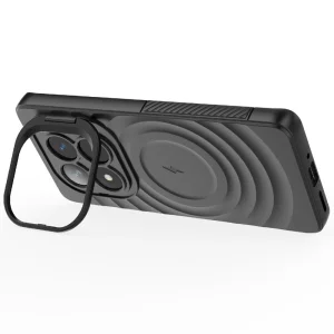 Силиконов калъф MagSF Kickstand за Xiaomi Redmi Note 14 Pro 5G / Poco X7 5G, Черен 3