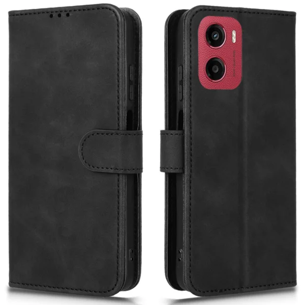Калъф тефтер Anti Drop Wallet за Motorola Moto G05 4G, Черен 1