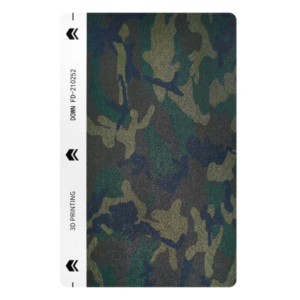 Custom Cut Phone Skin Protector (Back), Dark Camouflage 2