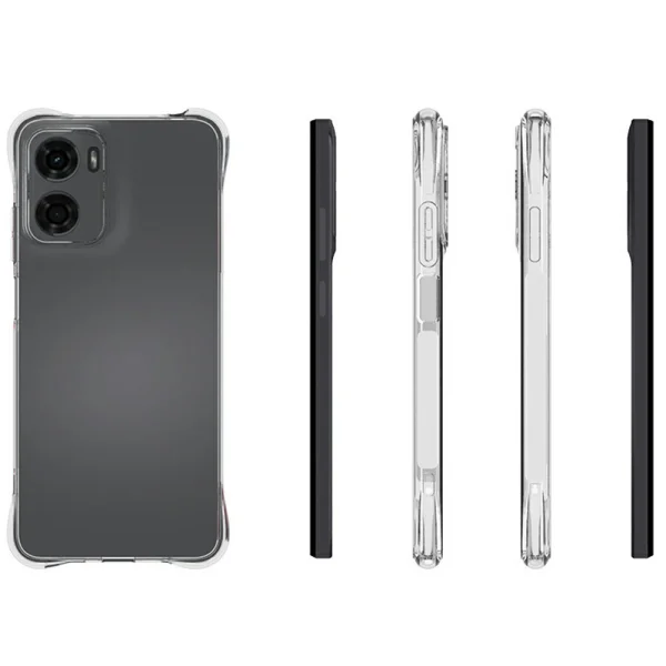 Силиконов калъф Non-Slip за Motorola Moto G05 4G, Прозрачен 5