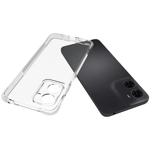 Силиконов калъф Non-Slip за Motorola Moto G05 4G, Прозрачен 4
