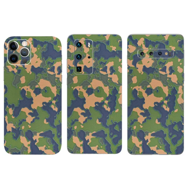 Cutting Foil Phone Protector (Back), Light Camouflage 1