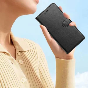 Калъф тефтер Wallet Stand Leather за Xiaomi Redmi Note 14 Pro 5G / Poco X7 5G, Черен 4