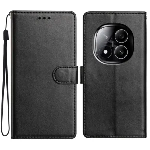 Калъф тефтер Wallet Stand Leather за Xiaomi Redmi Note 14 Pro 5G / Poco X7 5G, Черен