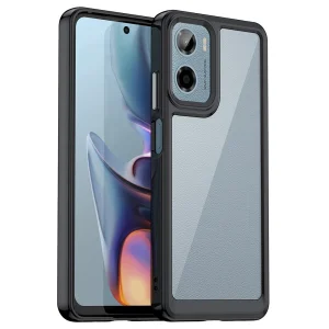 Удароустойчив калъф Acrylic за Motorola Moto E15 4G / G05 4G, Черен