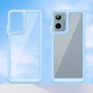 Удароустойчив калъф Acrylic за Motorola Moto E15 4G / G05 4G, Син 3