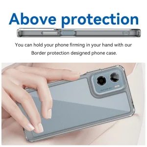 Удароустойчив калъф Acrylic за Motorola Moto E15 4G / G05 4G, Прозрачен 5