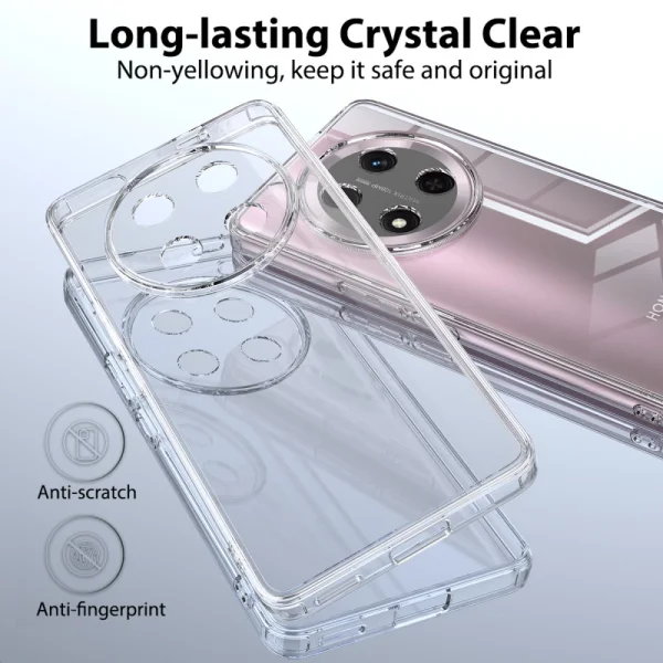Shockproof Case Shockproof for Honor Magic7 Lite 5G, Transparent 3