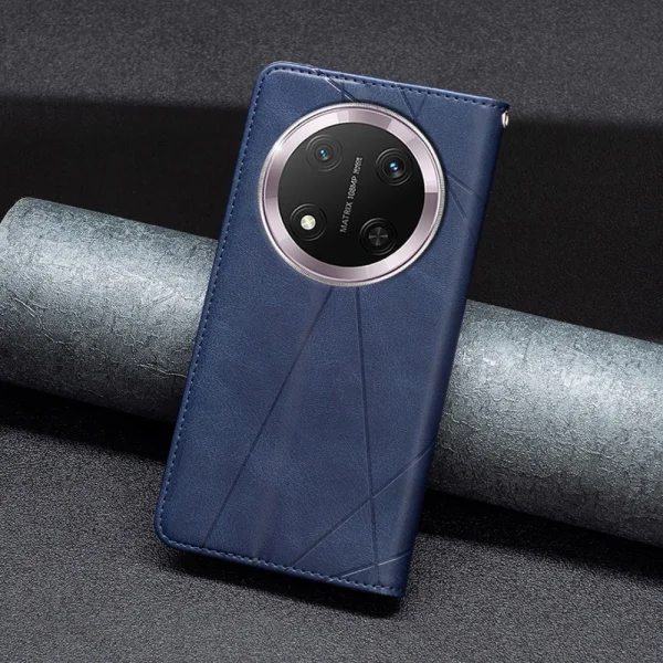 Калъф Тефтер Wallet Stand за Honor Magic7 Lite 5G / X9c 5G / X60 Pro 5G, Син 5