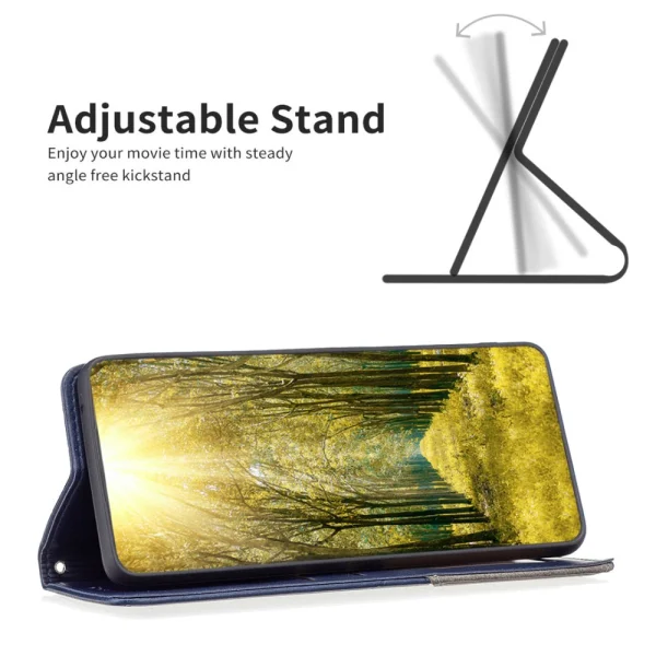 Калъф Тефтер Wallet Stand за Honor Magic7 Lite 5G / X9c 5G / X60 Pro 5G, Син 2
