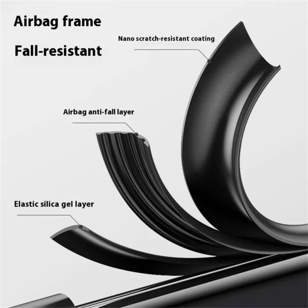 Shock-resistant case Drop Resistant for Huawei Nova 13 Pro 5G, Black 4