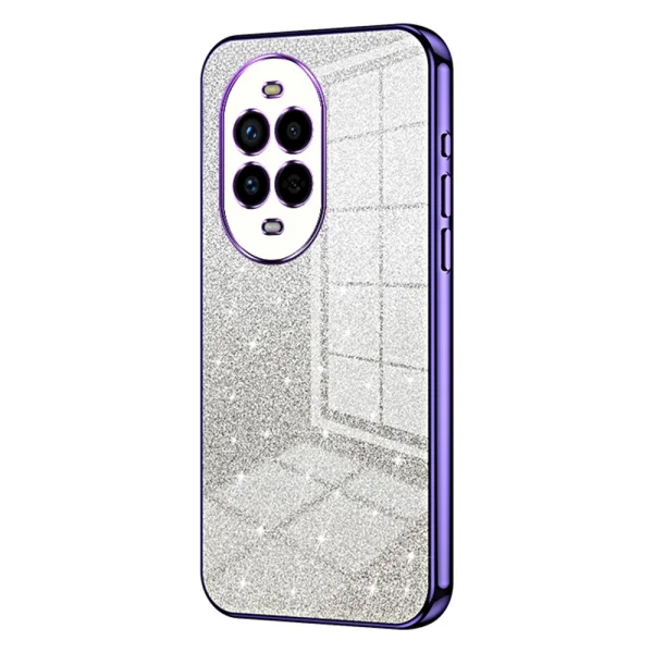 Silicone Case Electroplating Glitter for Huawei Nova 13 Pro 5G, Purple 1