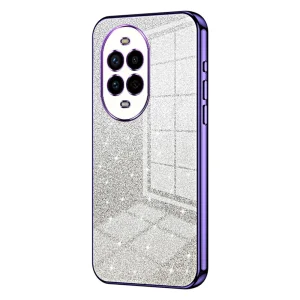 Силиконов калъф Electroplating Glitter за Huawei Nova 13 Pro 5G, Лилав