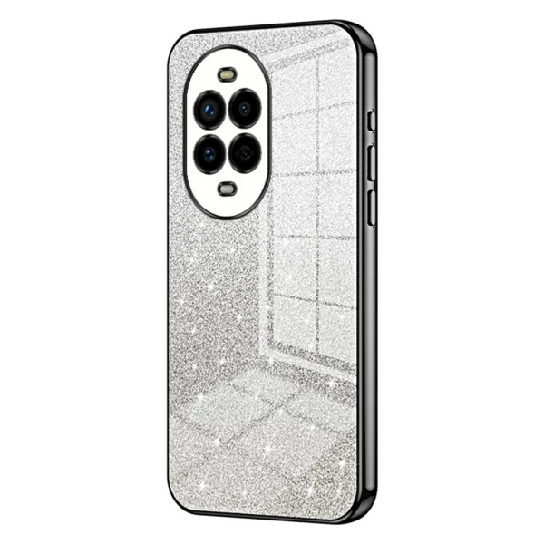 Silicone Case Electroplating Glitter for Huawei Nova 13 Pro 5G, Black 1
