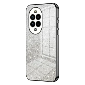 Силиконов калъф Electroplating Glitter за Huawei Nova 13 Pro 5G, Черен