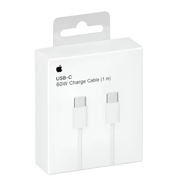 Кабел APPLE, MQKJ3ZM A, USB-C към USB-C, 60W, 1m, Бял 6
