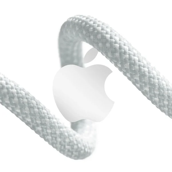 Кабел APPLE, MU2G3ZM A, USB-C към USB-C, 240W, Woven Fabric, 2m, Бял 5