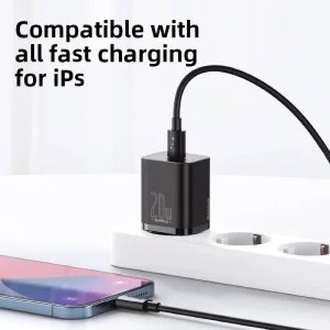 Зарядно BASEUS Super Si, 220V 20W, 1C, USB-C, CCSUP-B01, Черен 3