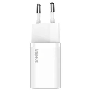 Зарядно BASEUS Super Si, 220V 20W, 1C, USB-C, CCSUP-B02, Бял