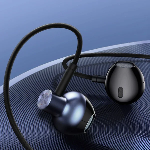 Headphones with microphone BASEUS HF Encok H19, NGH19-01, Black 4