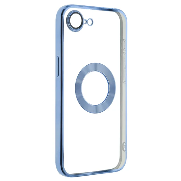Silicone case Glam for iPhone 16e/17e, Blue 1