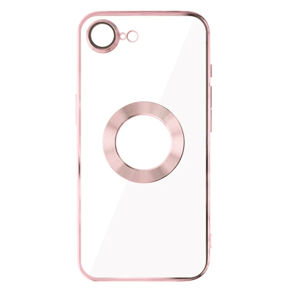 Silicone case Glam for iPhone 16e/17e, Pink 3