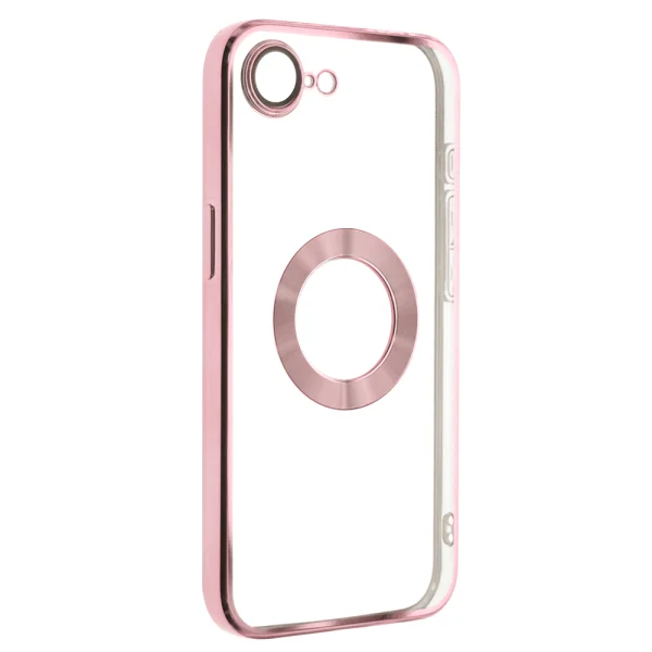 Silicone case Glam for iPhone 16e/17e, Pink 1