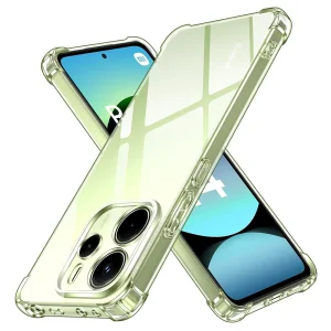 Силиконов калъф Techsuit Shockproof за Xiaomi Redmi Note 14 5G, Прозрачен