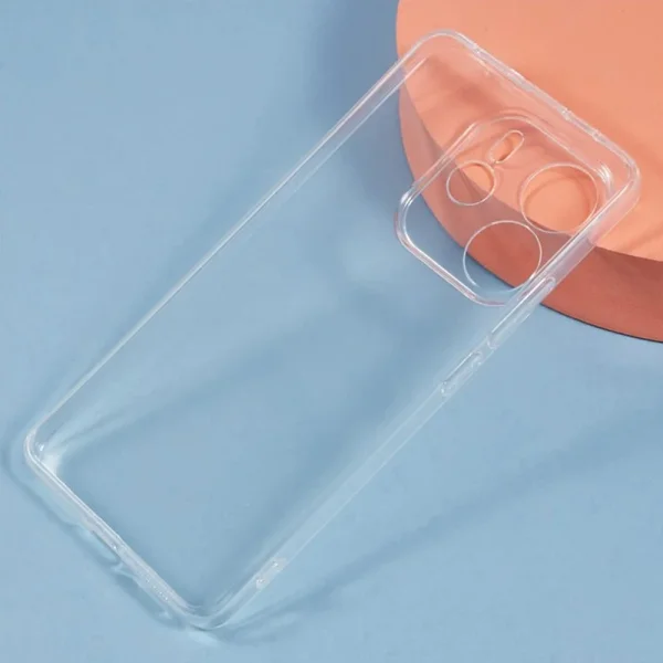 Techsuit Clear Silicone Case for Xiaomi Redmi Note 14 5G, Transparent 2