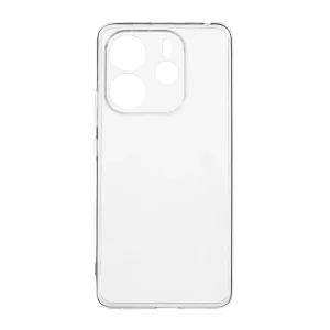 Techsuit Clear Silicone Case for Xiaomi Redmi Note 14 5G, Transparent 4
