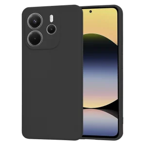 Силиконов калъф Techsuit SoftFlex за Xiaomi Redmi Note 14 5G, Черен