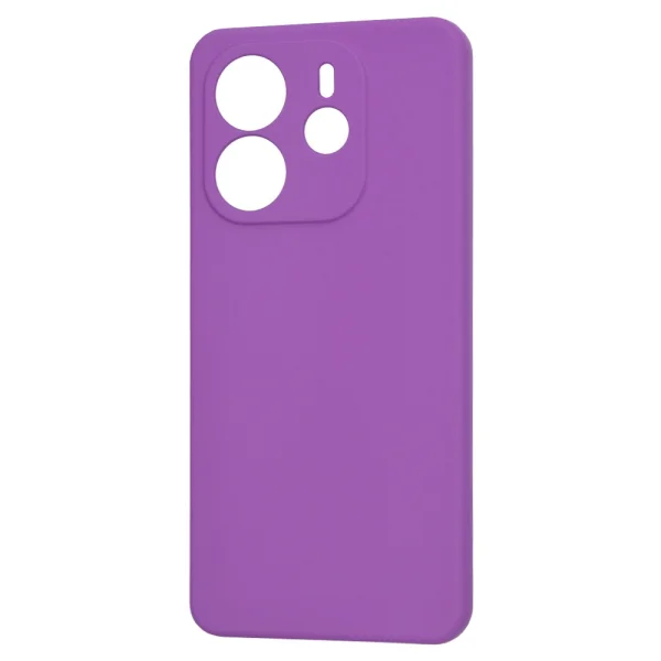 Techsuit SoftFlex Silicone Case for Xiaomi Redmi Note 14 5G, Purple 2