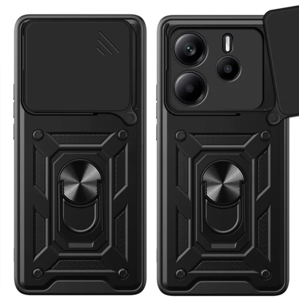 Shockproof case Techsuit CamShield for Xiaomi Redmi Note 14 4G, Black 2