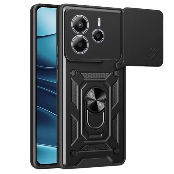 Shockproof case Techsuit CamShield for Xiaomi Redmi Note 14 4G, Black 1