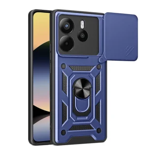 Удароустойчив калъф Techsuit CamShield за Xiaomi Redmi Note 14 4G, Син