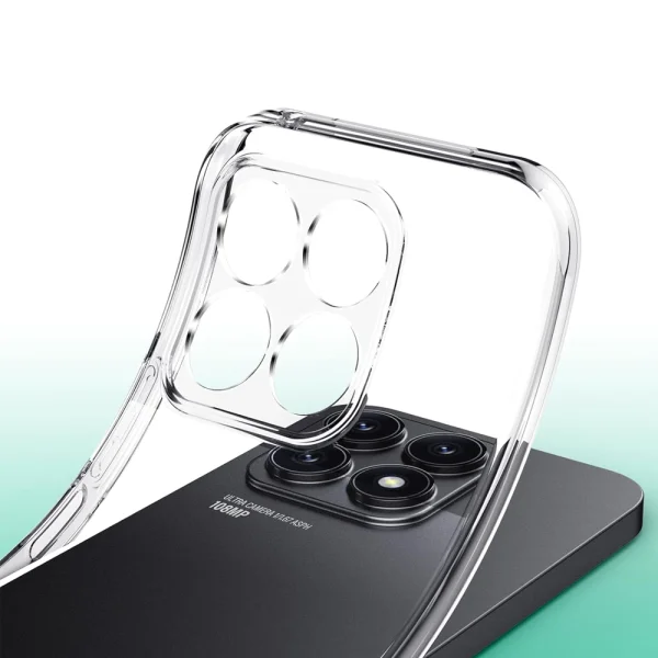 Силиконов калъф Techsuit Clear за Honor X8c, Прозрачен 2