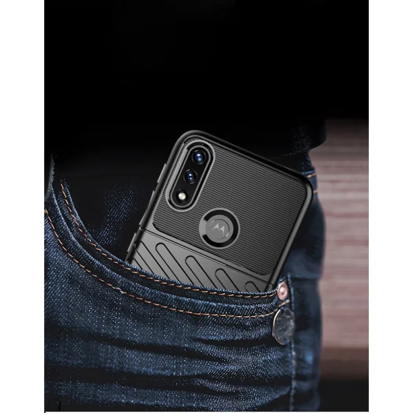 Силиконов калъф Thunder за Motorola Moto E7 Power / Moto E7i Power, Черен 6