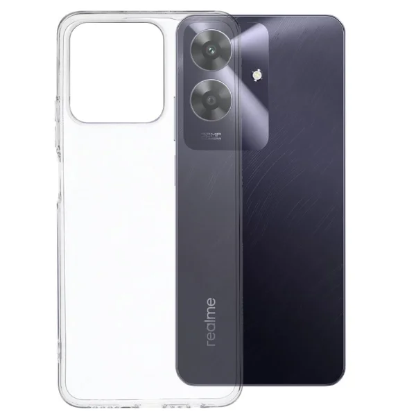 Silicone Case for Realme Note 60, 0.5mm, Transparent 1