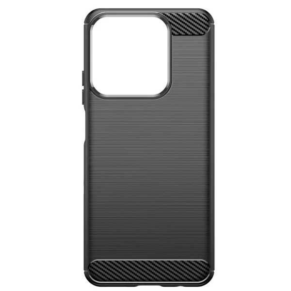 Carbon Silicone Case for Realme Note 60, Black 2