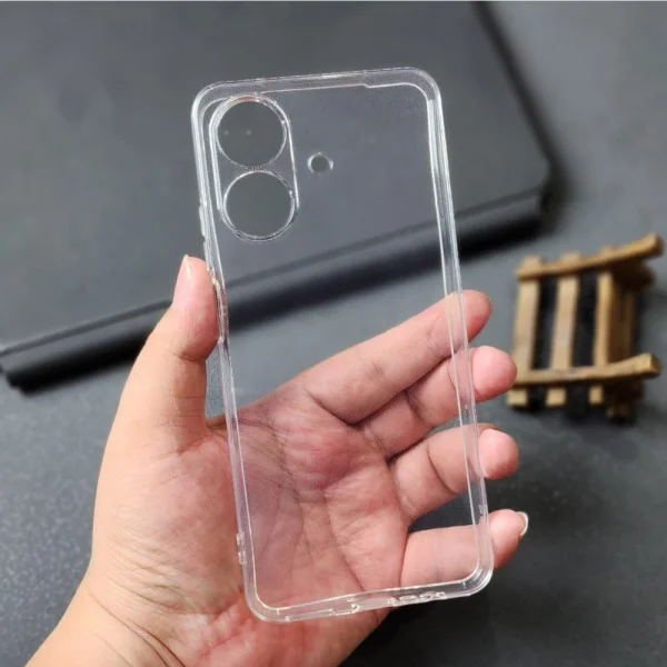 Silicone Case for Realmi Note 60, 2mm, Transparent 2